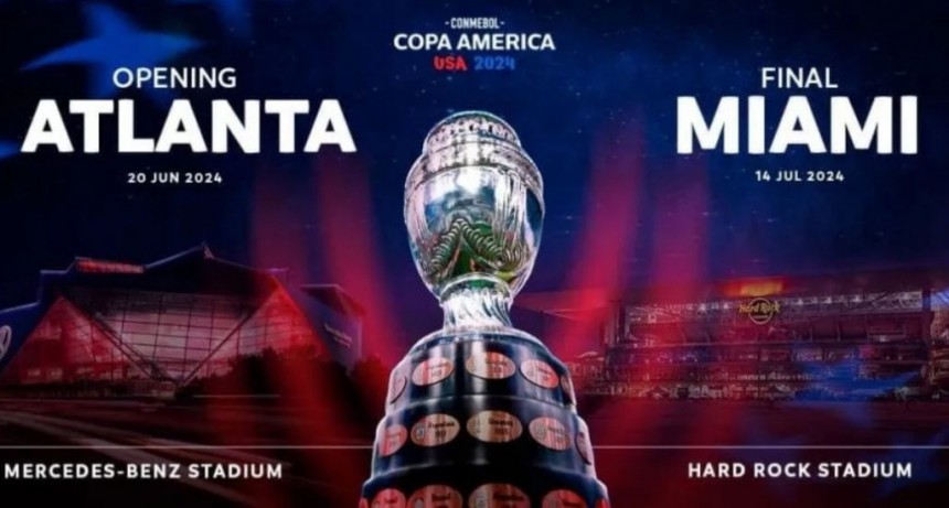 ¡Confirmado! Fecha y sede para el partido inaugural y la final de la Copa América 2024