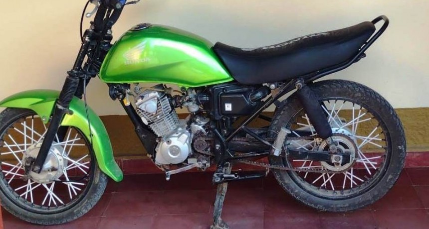 Tras un exhaustivo trabajo de investigación, se recuperaron tres motocicletas
