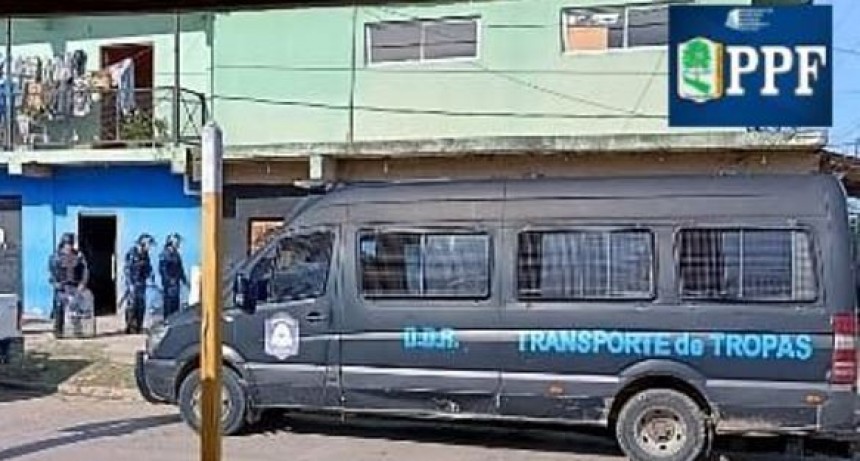 La policía evitó robo en un galpón comercial