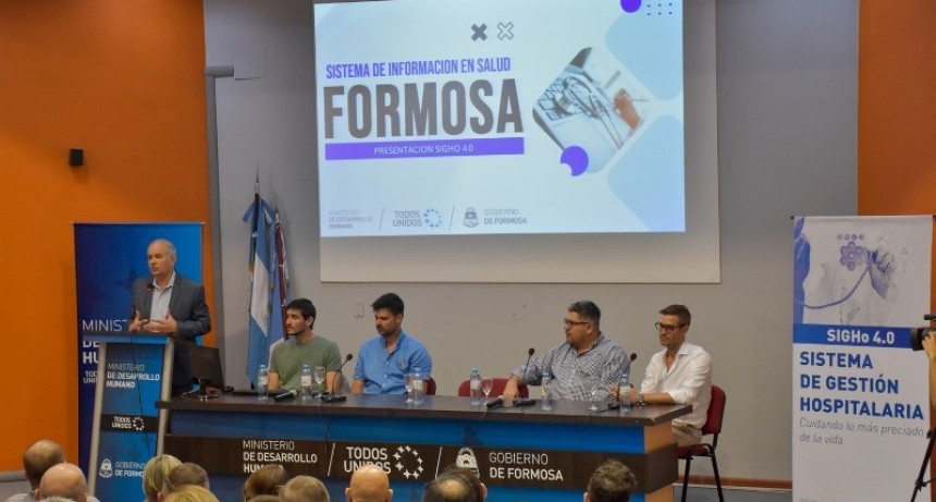 El ministro Gómez presentó oficialmente el nuevo sistema informático de salud SIGHo4.0