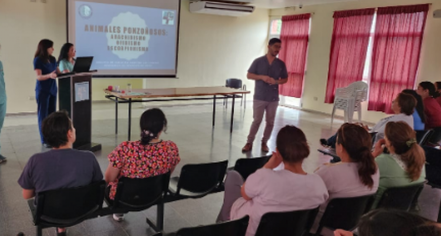 El Hospital Distrital de Las Lomitas brindó una nueva capacitación sobre picaduras y mordeduras de animales ponzoñosos
