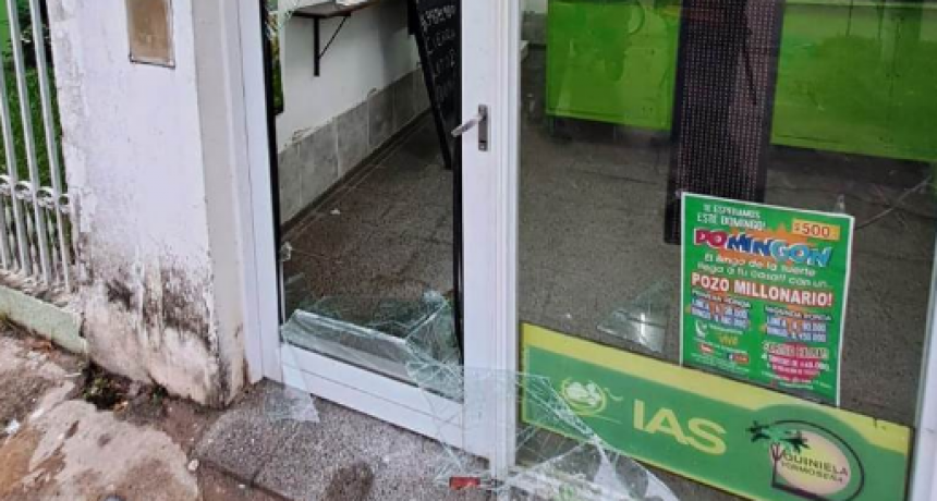 La Policía investiga el robo en una agencia de Quiniela del barrio Liborsi
