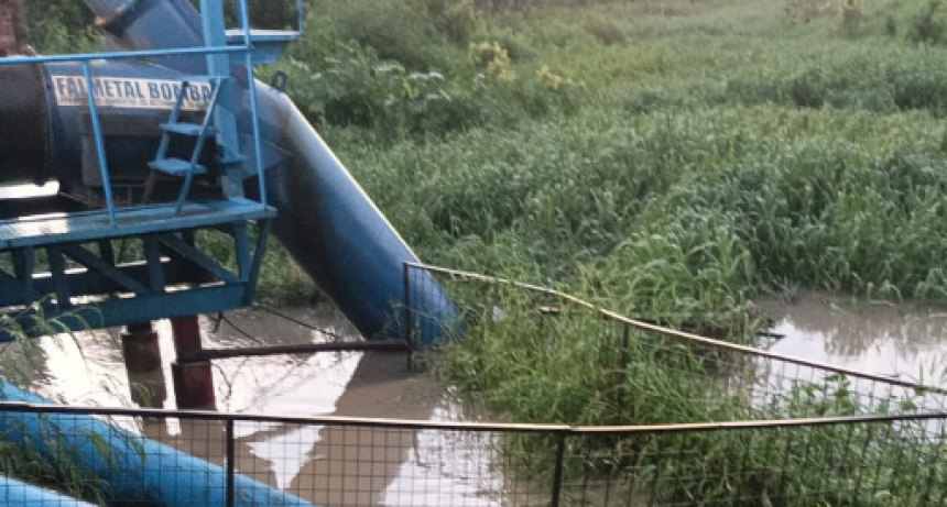 Tras intensas lluvias, las estaciones de bombeo de Clorinda funcionaron a pleno