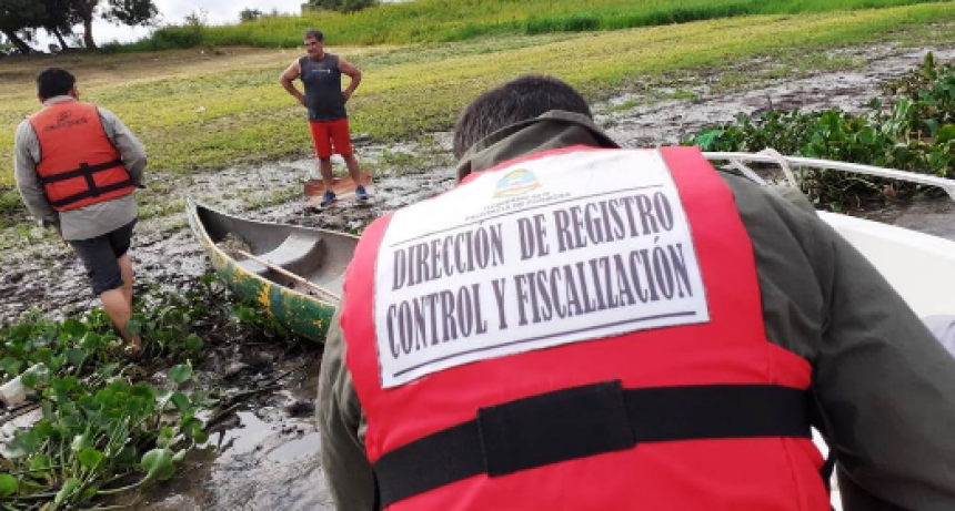 Se realizan controles en los ríos por veda total extraordinaria