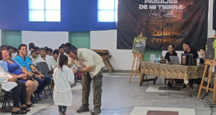 “Paisajes de Mi Tierra” llegó a la EPEP N° 335 del barrio Namqom