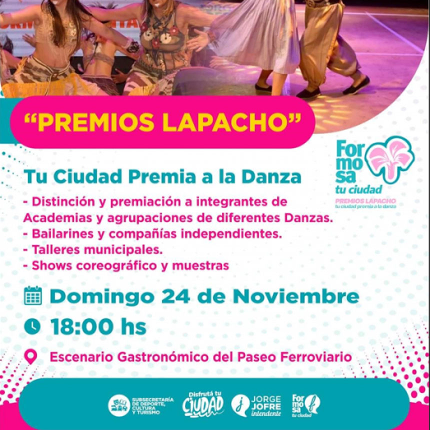 **Premios Lapacho 2024 Tu Ciudad Premia a la Danza