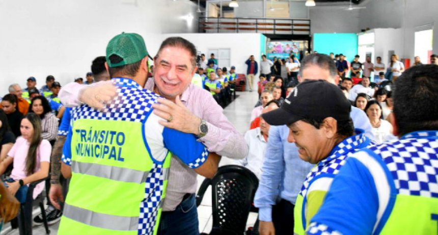 El intendente Jofré homenajeó a los inspectores de tránsito por conmemorarse el 22 de noviembre su día