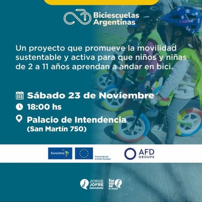 Este sábado hacemos el lanzamiento de la BICIESCUELA 