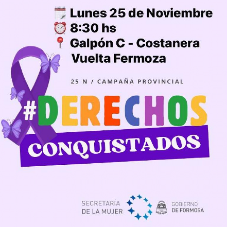 Acto en el Galpón “C” por el Día Internacional de la Eliminación de la Violencia contra la Mujer