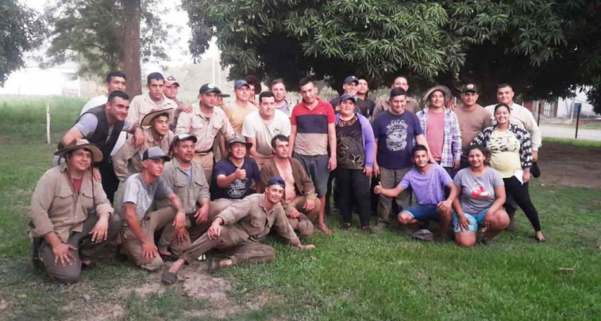 Julián Arce estaba perdido en el monte y la Policía lo rescató