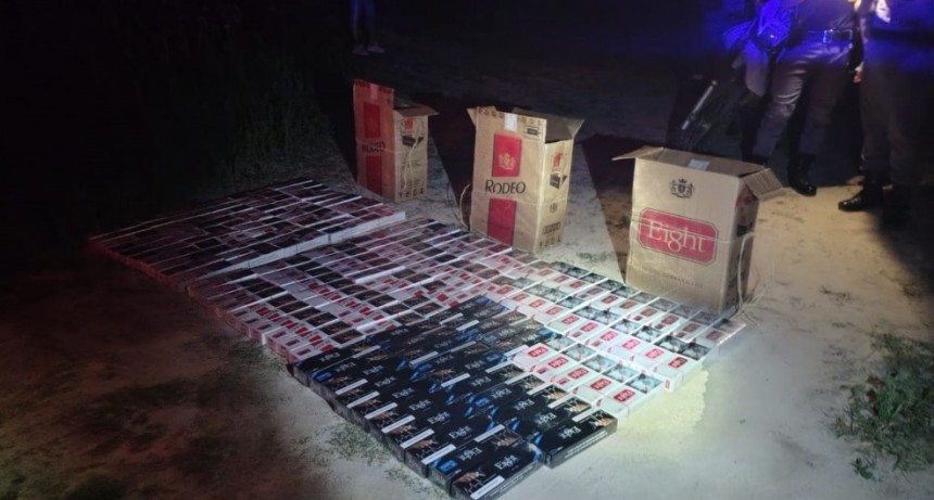 Secuestraron un cargamento de cigarrillo y detuvieron a un sujeto en el barrio Villa Jardín