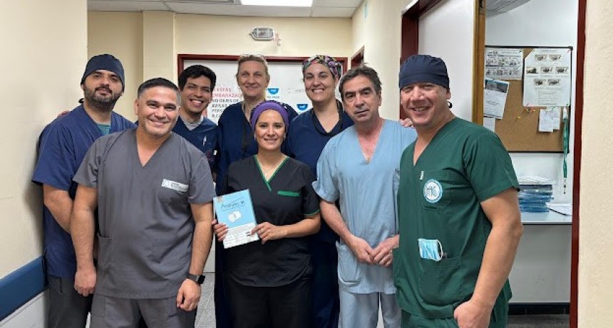El Servicio de Hemodinamia del HAC realizó un innovador procedimiento endovascular