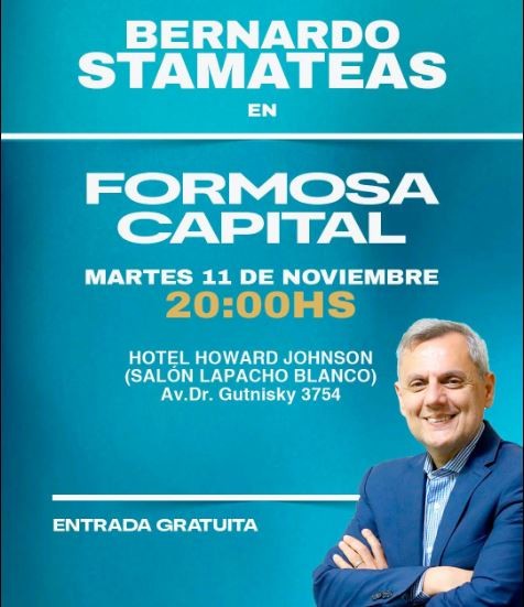 CATTÁNEO INVITA A LA CHARLA DEL Dr. BERNARDO STAMATEAS SOBRE 