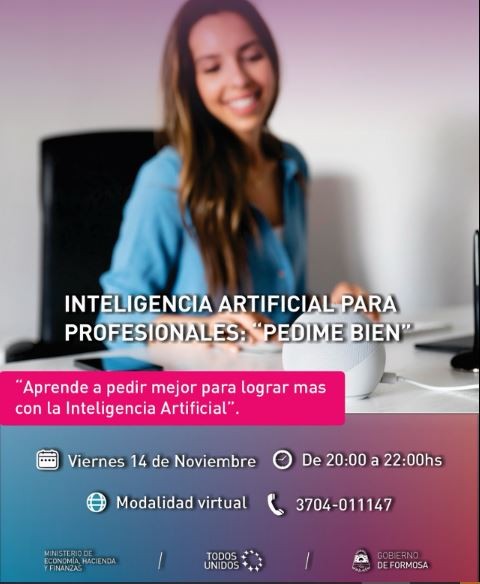 ¡Abrimos inscripciones al curso “Inteligencia Artificial para Profesionales: Pedime bien”!