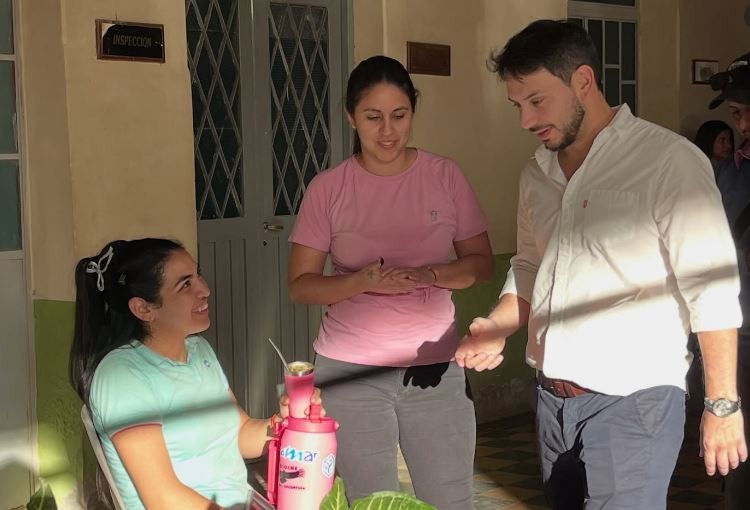  Visitamos la localidad de Pozo del Tigre junto al Intendente de Yong, para acompañar el desarrollo del Taller Integral de Oficios Manuales.