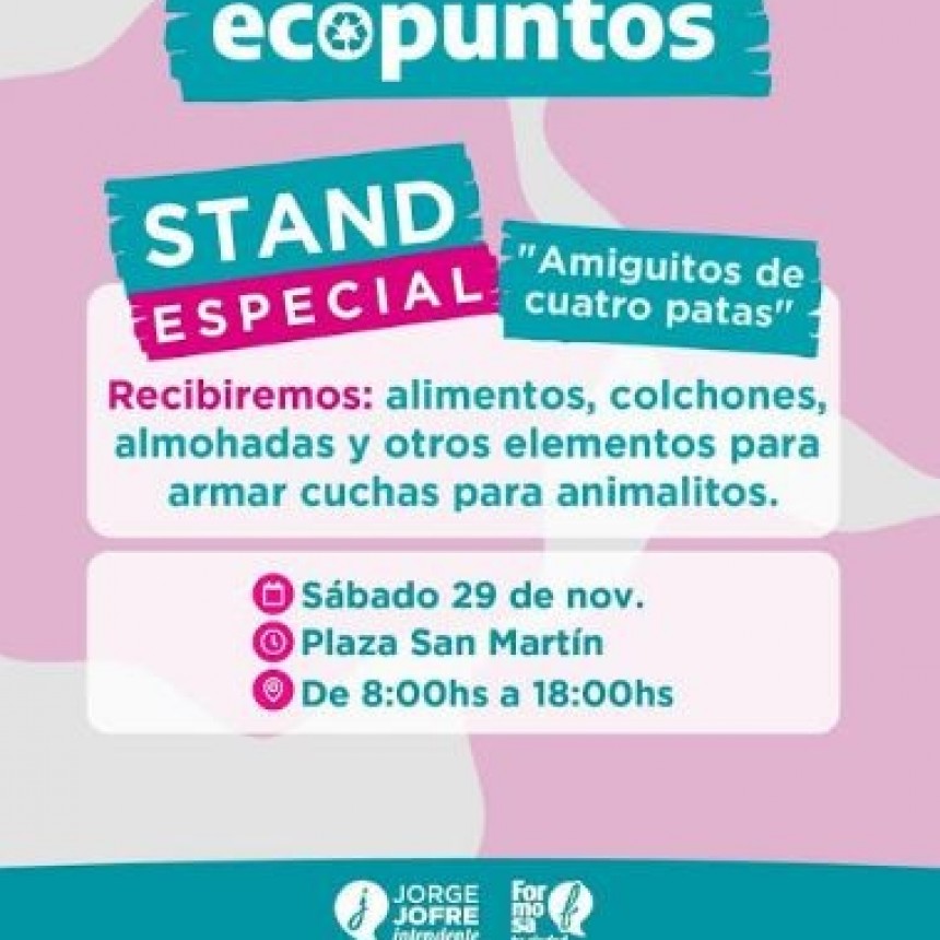 Una nueva edición de Eco Punto se hará este sábado en la Plaza San Martín