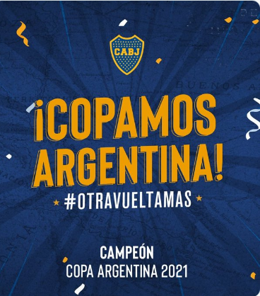 BOCA TETRACAMPEÓN DE LA COPA ARGENTINA !!! 