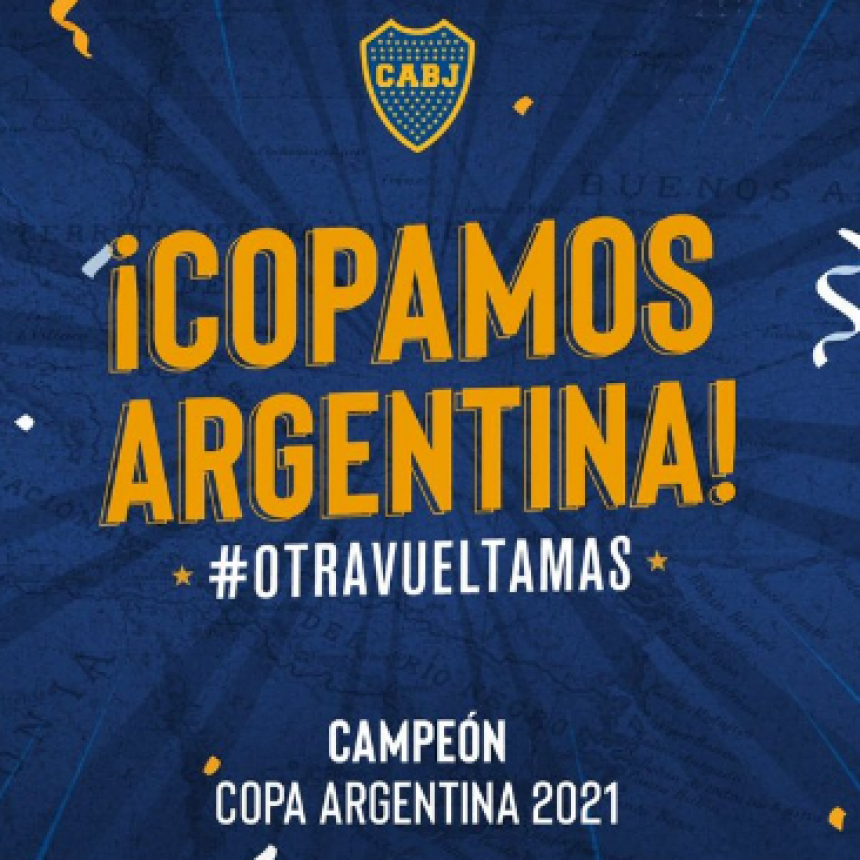 BOCA TETRACAMPEÓN DE LA COPA ARGENTINA !!! 