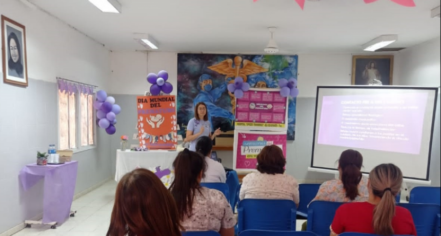 Hospital de El Colorado ofreció una charla para promover los cuidados fundamentales en la prematurez