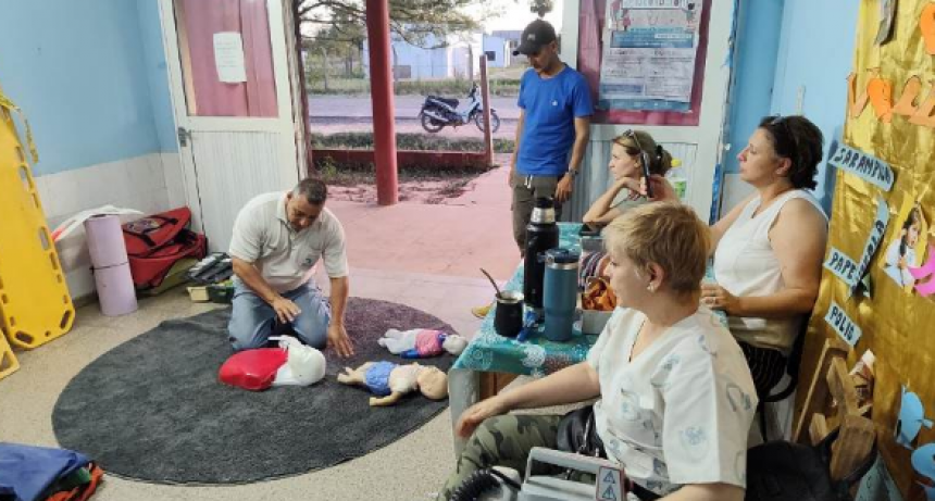 Personal de salud de Guadalcázar recibió entrenamiento en RCP y primeros auxilios en accidentes de tránsito