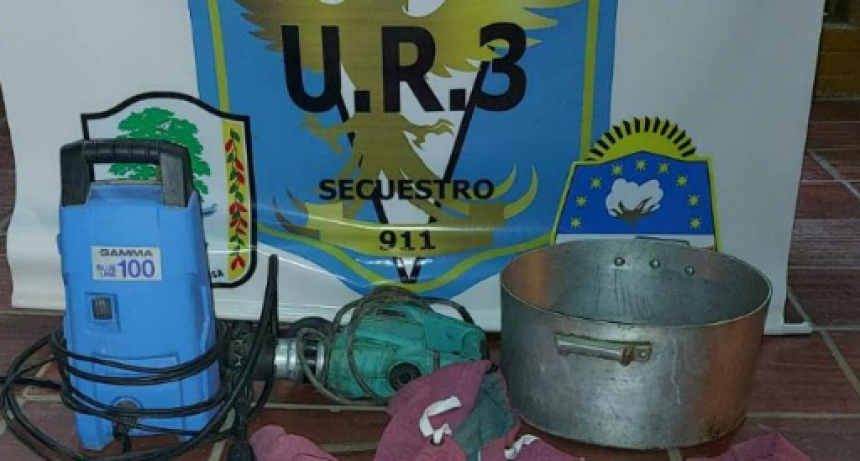 Esclarecen dos ilícitos y recuperan objetos robados tras la detención de un hombre