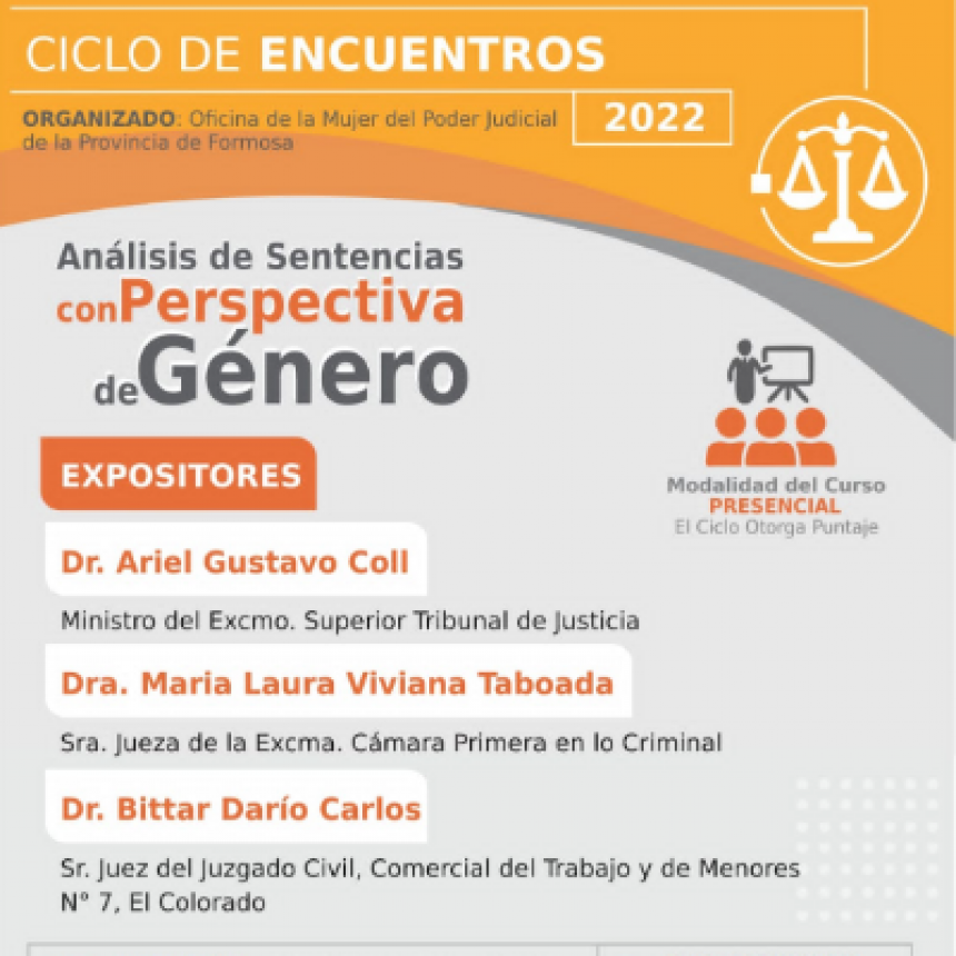 La jueza Viviana Taboada disertará en “Ciclo de Encuentros: Análisis de sentencias con Perspectiva de Género”