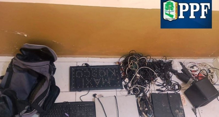 Robó bienes de una vivienda del Lote 111 y fue detenido