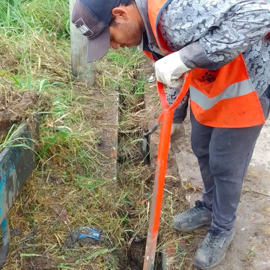 La municipalidad desplegó su plan de acción en distintos sectores de la ciudad