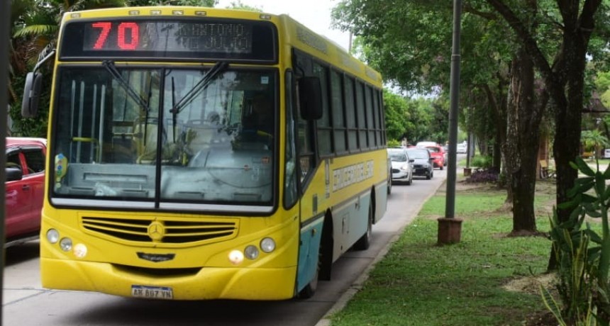 Horario especial de transporte público de pasajeros para las fiestas