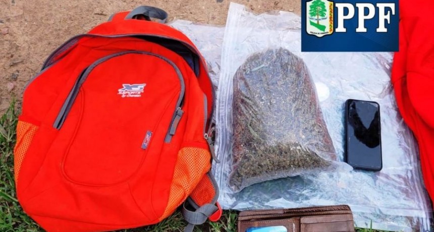 Detuvieron a un “dealer” con marihuana apta para la elaboración de más de 2.700 dosis