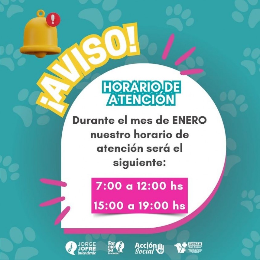 Nuevos horarios de atención del CeMAA
