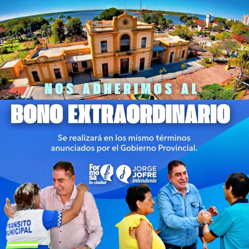 El Municipio se adhiere al Bono extraordinario