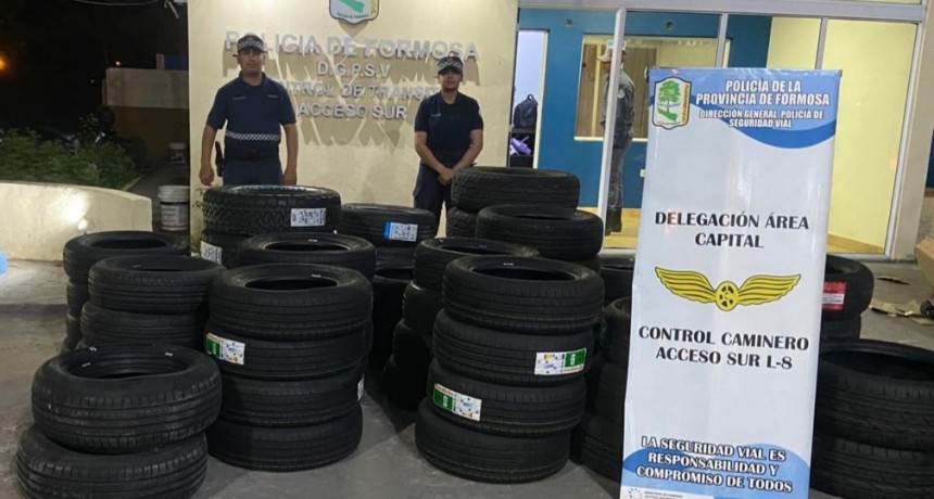 Secuestraron cubiertas por más de 4.000.000 de pesos