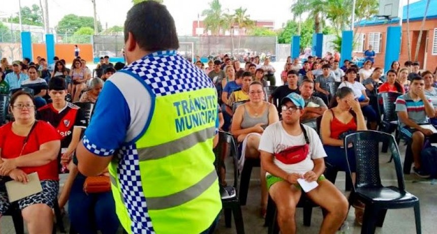 La comuna brindó capacitación para obtener la licencia de conducir en el barrio San Francisco