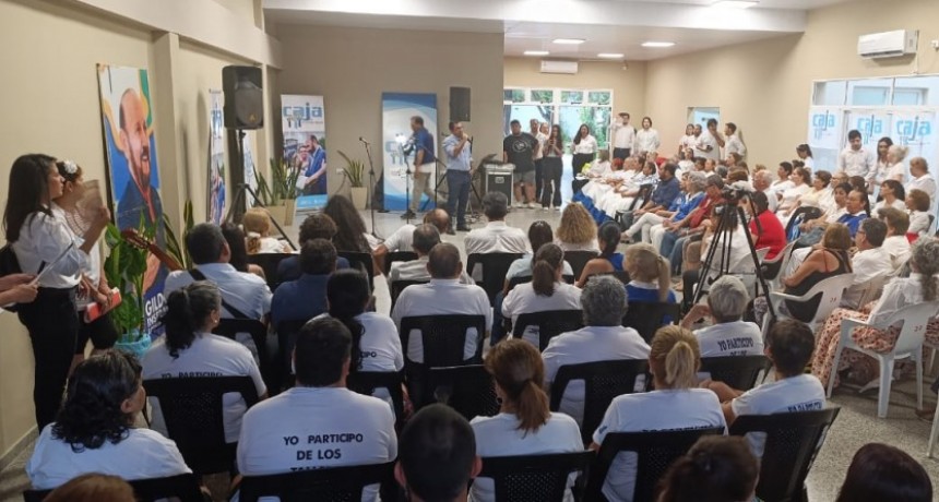 La Caja de Previsión Social celebró con los jubilados y pensionados el acto de cierre de talleres 2024