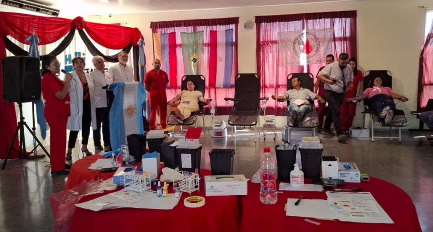 Formosa se sumó a la colecta “Latinoamérica Unida Dona Sangre”
