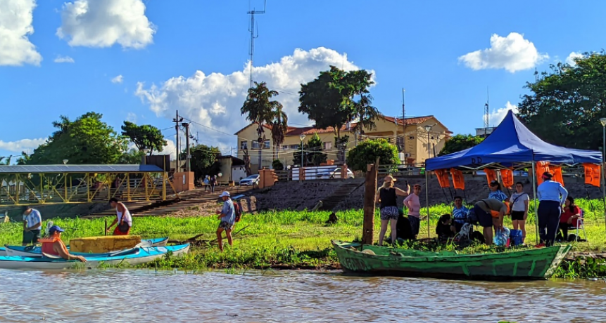 Imágenes de los paseos en piragua
