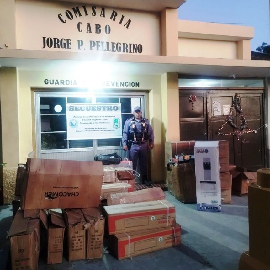 Detectan y secuestran mercaderías varias con un avalúo superior a los cinco millones de pesos