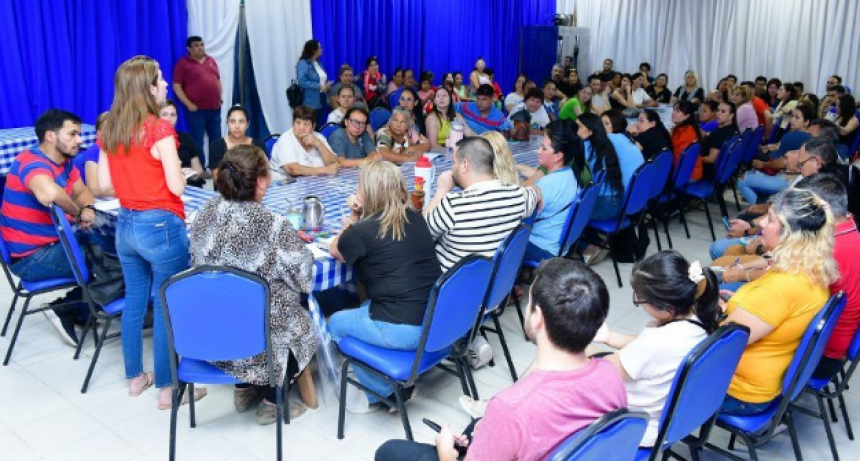 Se realizaron reuniones organizativas por jurisdicción para la entrega de las bolsas navideñas