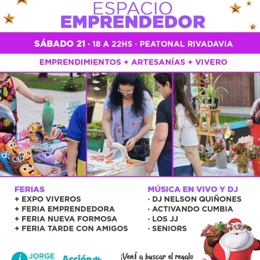 ¡Este Sábado en la Peatonal Rivadavia!