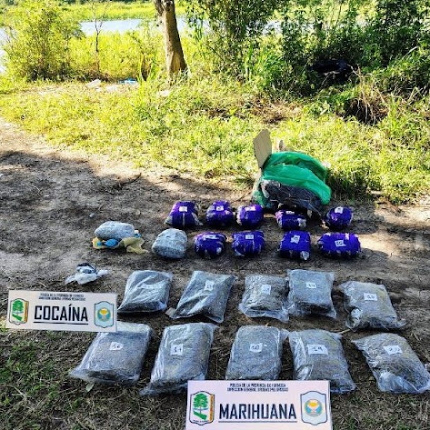 La Policía secuestró droga valuada en más de 35 millones de pesos en distintos procedimientos