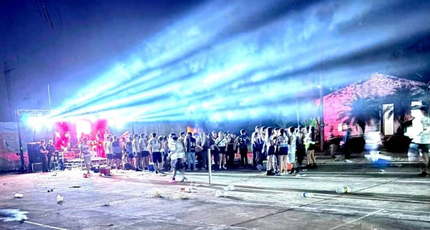 La Policía detectó una fiesta clandestina en un club del barrio Lote 4 de esta ciudad