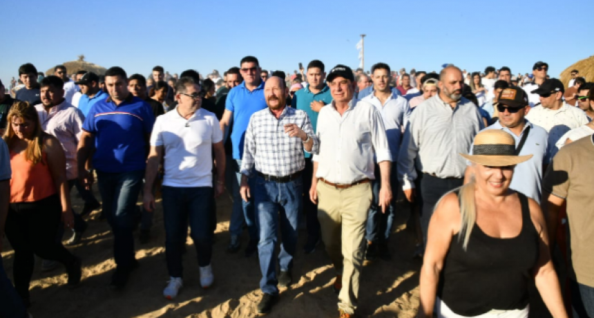 El intendente Jofré junto al gobernador Insfrán habilitaron “Parque Arenas”