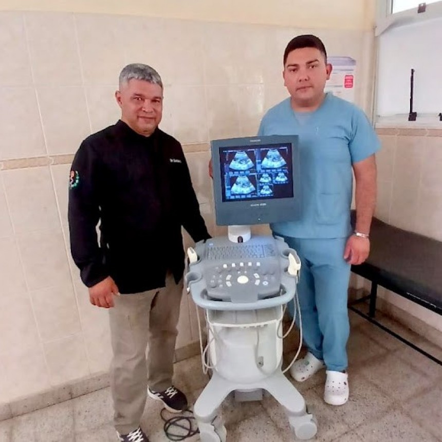 Un moderno ecógrafo fue entregado al centro de salud de la comunidad de El Quebracho