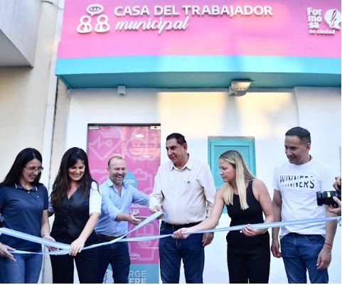 El intendente Jofré habilitó la Casa del Trabajador Municipal con renovados servicios