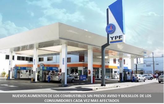 Nuevos aumentos de los combustibles sin previo aviso y bolsillos de los consumidores cada vez más afectados