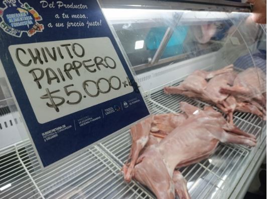 En SAF también se comercializaron los chivitos formoseños