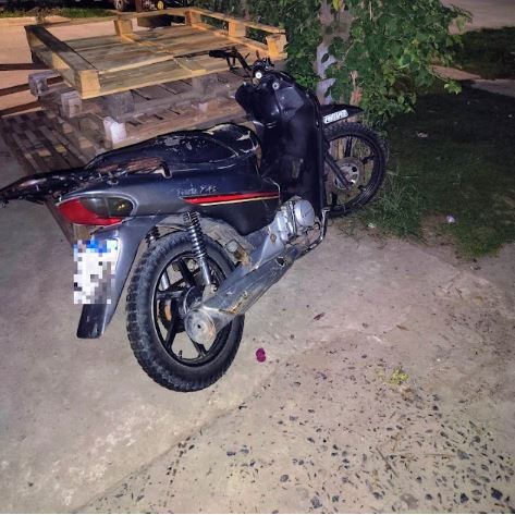 La Policía recuperó una motocicleta robada y detuvo a un sujeto con pedido de captura
